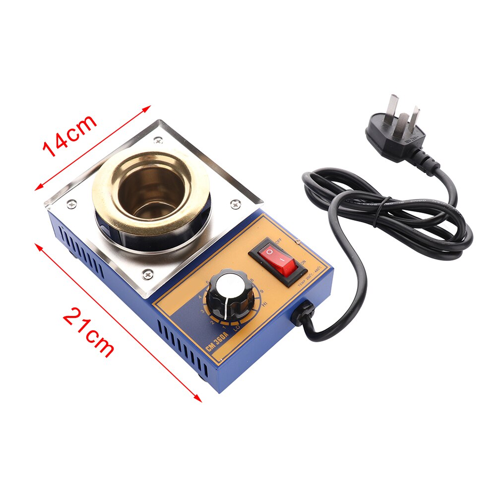 100W CM-360A Lead-Free Adjustable Temperature Tin Furnace Temperature Controlled Soldering Pot Melting Tin