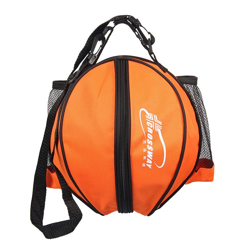Outdoor-Sport-Schulter-Fußballtaschen für Kinder, Fußball, Volleyball, Basketball, Trainingszubehör, Sportausrüstung: Orange