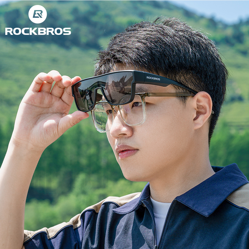 ROCKBROS Polarized Glasses UV400 Protection Wear Sunglasses Portable Men Women for Driving Fishing Hiking Cycling Eyewear