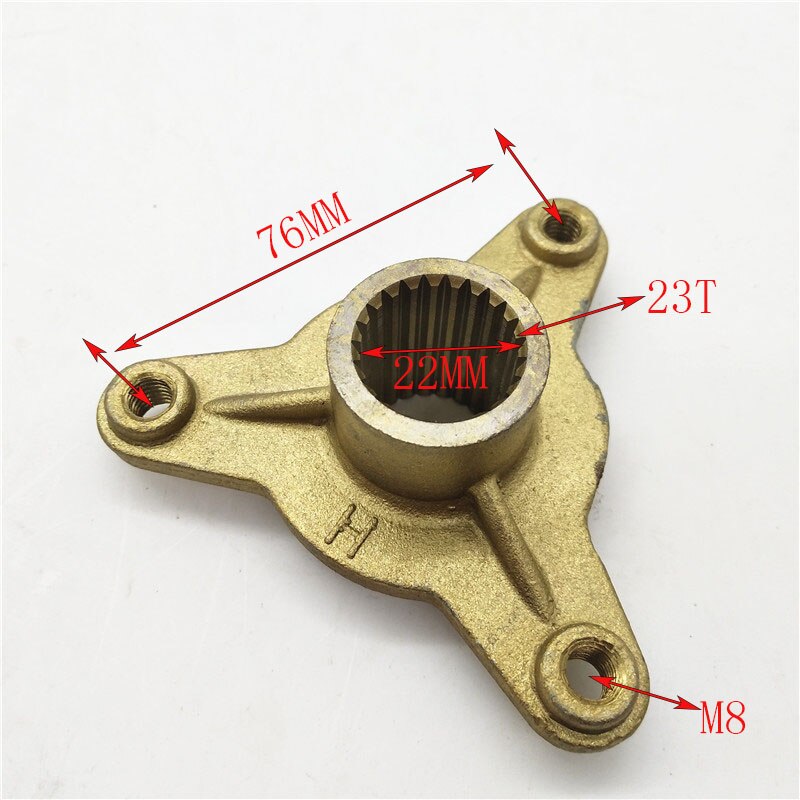 23T 17T Rear Wheel Hub or sprocket Fit For China 50cc 110cc 125cc Tire Go Kart Buggy Karting ATV UTV Quad Bike Parts: 23T   B