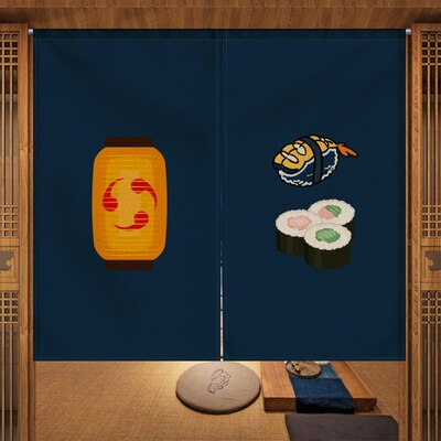 Tenda a mezza casa per Sushi Ramen in tessuto per ristorante dell'Hotel in stile giapponese