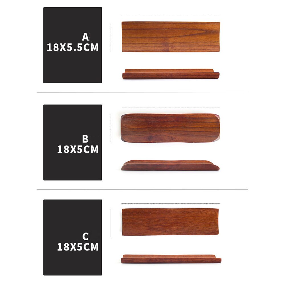 Plato de Sushi oblongo de madera, Dumplings plato para, ensalada, pan, fruta, postre, aperitivos, herramienta de exhibición, vajilla de cocina multiusos, 1 ud.