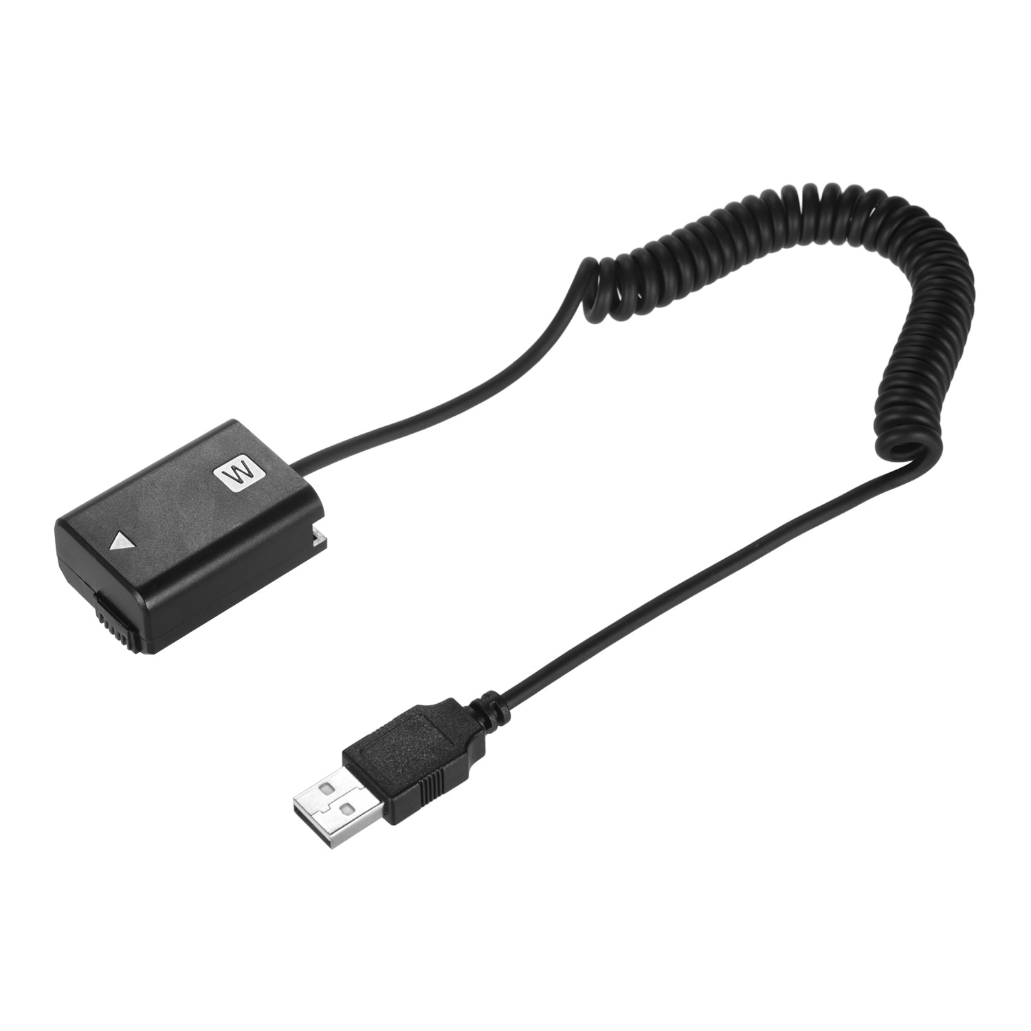 Andoer – adaptateur de coupleur de batterie factice USB 5V, avec câble à ressort Flexible, pour caméra ILDC Sony A7 A7II A7R A7S A7RII