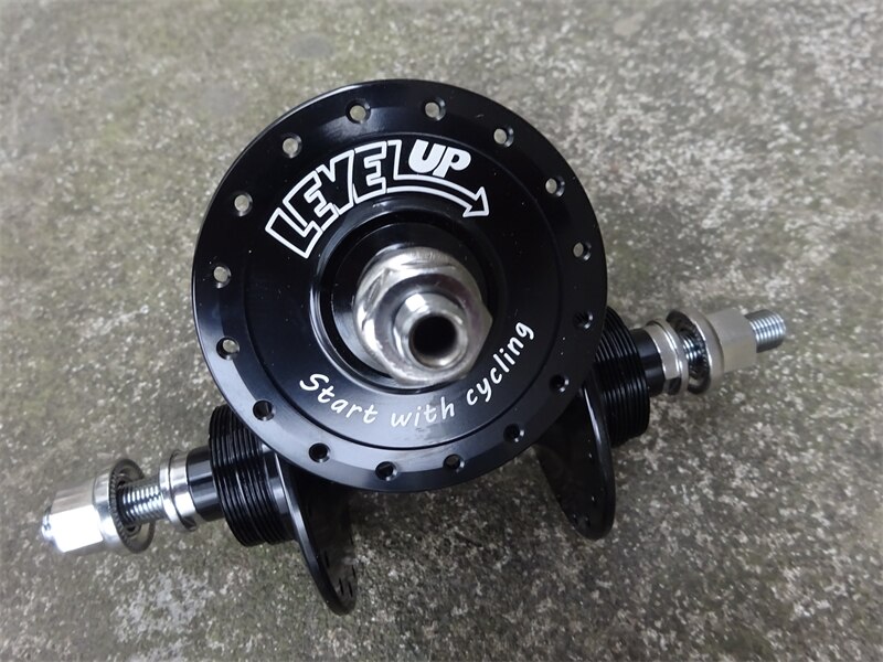 Niveau Up Fixed Gear Hub Niveau Up Hoogwaardige 32 Gaten Single Speed Straat Fiets Hubs Front Hub Track fiets Achter Back Hub