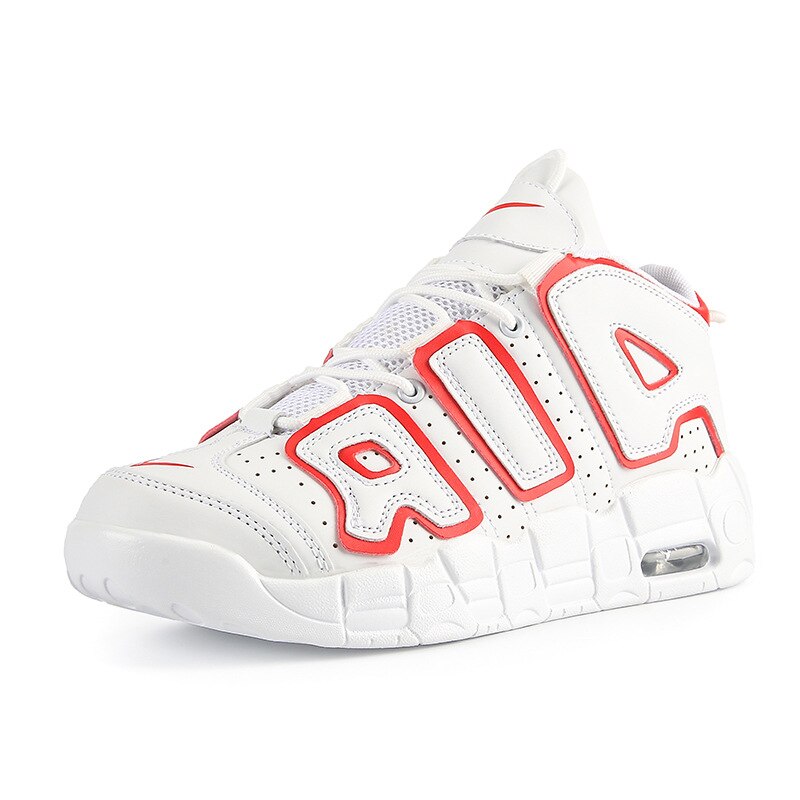 39-45 schuhe männer lässig atmungs leichte herren schuhe lässig # DH912: Weiß rot / 42