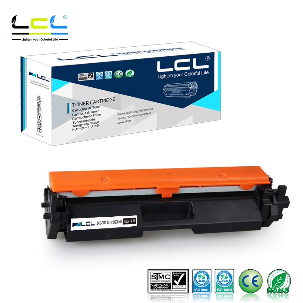 LCL 051H CRG051H CRG-051H 2169C001 4100 Pages (1-Pack Black) Toner Cartridge Compatible for canon ImageCLASS LBP162dw MF267dw