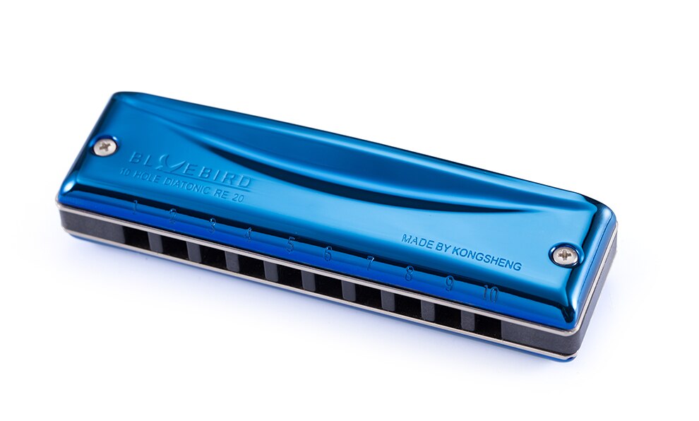 KONGSHENG 10 Holes Blues Harmonica Diatonic Blues Harp Blue Musical Instrument Key of C/Db/D/Eb/E/F/Gb/G/Ab/A/Bb/B: Key of E