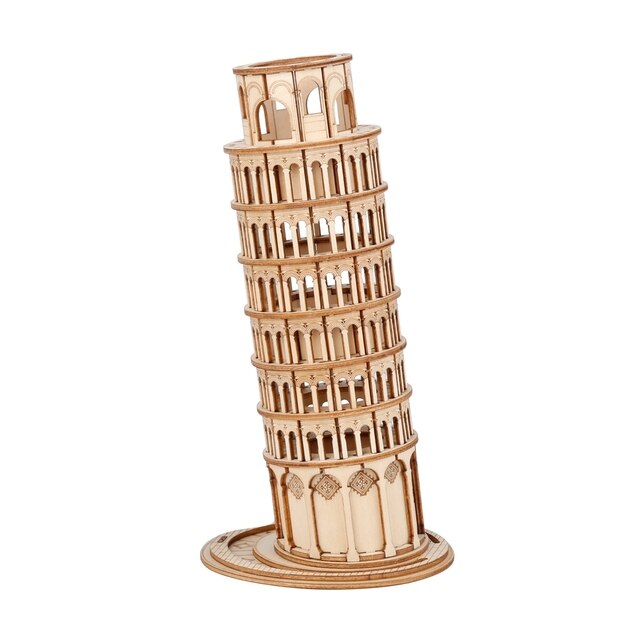 Robotime Wooden Puzzle Game DIY 3D Tower Bridge,Big Ben,Famous Building Assembly Toy for Children Teen Adult: TG304