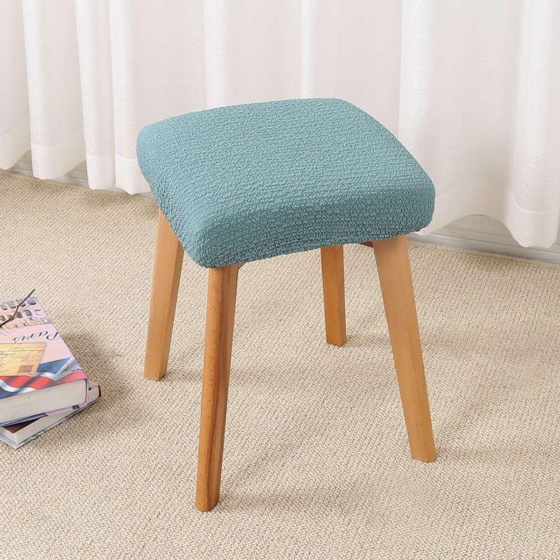 Housse de chaise pour tabouret carré, universelle, élastique, pour maison, bureau, Table à manger, en bois massif, moderne, minimaliste, multicolore: 01