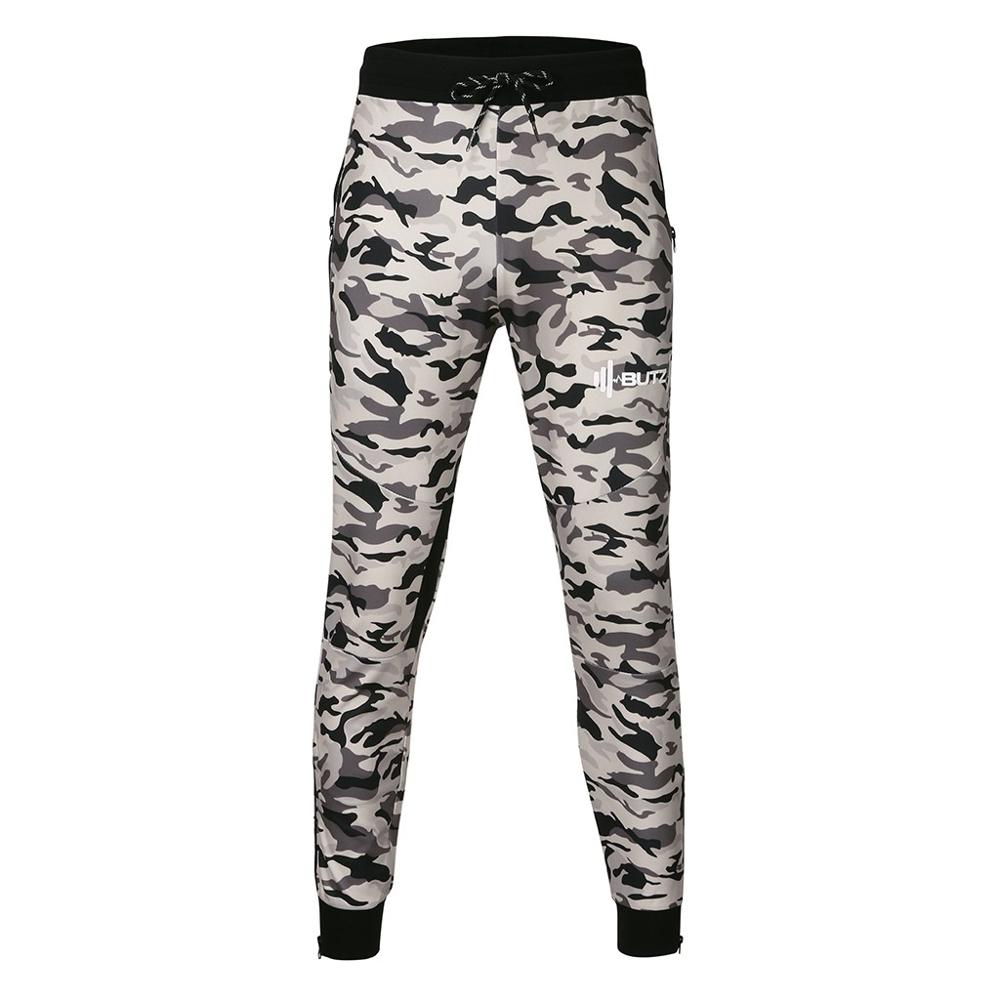 Men's Casual Outdoor Trousers Slim Sports Running Drawstring Fitness Long Pants Gym Pencil Pants Male Jogging Sportpants Spring: M / Camouflage