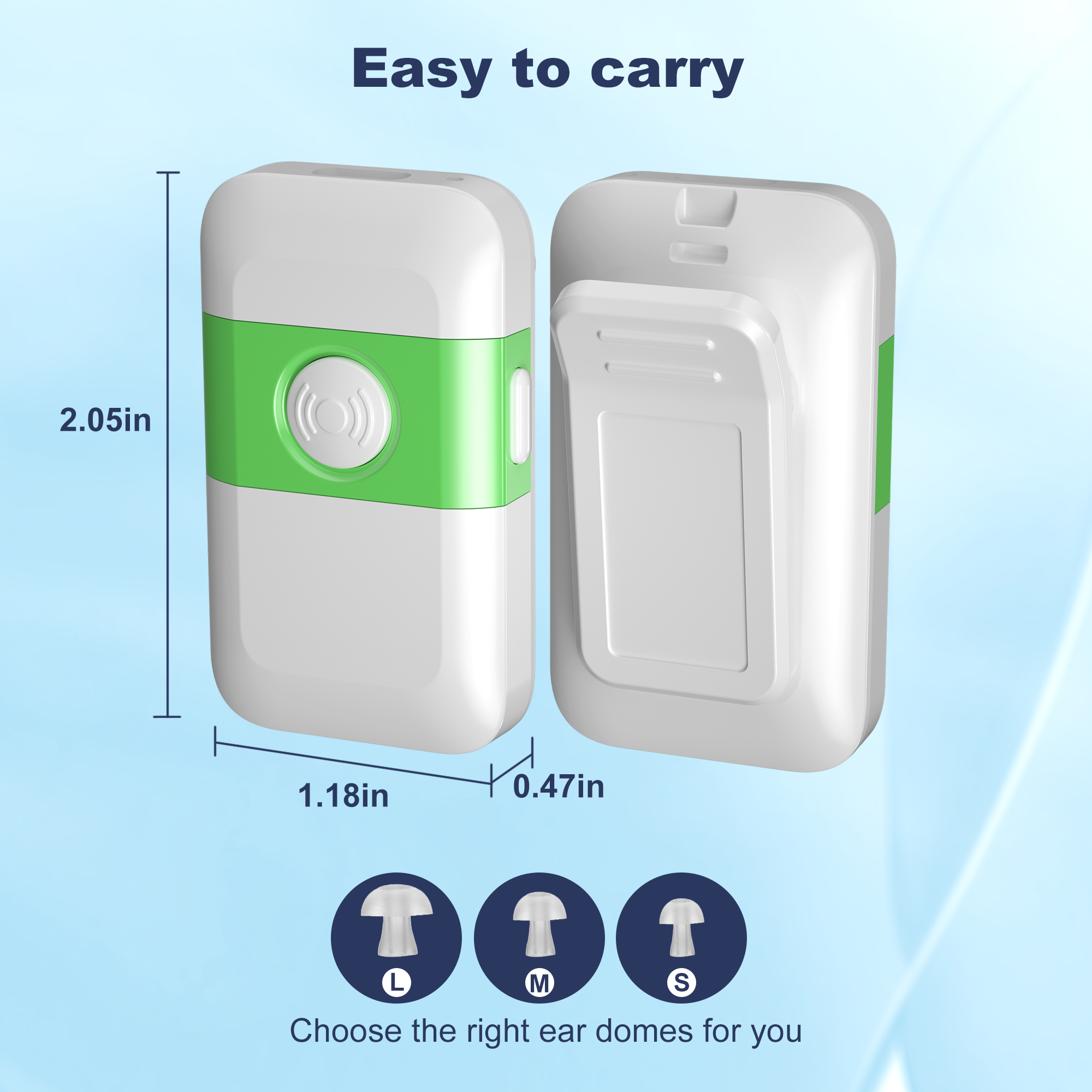 HealthTree Rechargeable Pocket Hearing Aids Digital Sound Amplifier Audifonos for Elderly Deafness Severe Hearing Loss USB