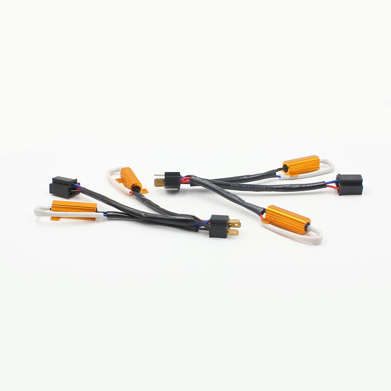 Auto Load Resistor Error Canceller H4 H7 H11 9005 9006 HB3 HB4 Car LED Headlight Decoder Canbus Free Wiring Canceller Decoder