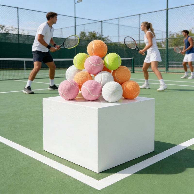 1/3/6 Stück Tennisball, verschleißfest, hochelastisch, Trainingsball, Tennis für das Ausbildung, elastische Faser, Gummi, draussen-Tennis