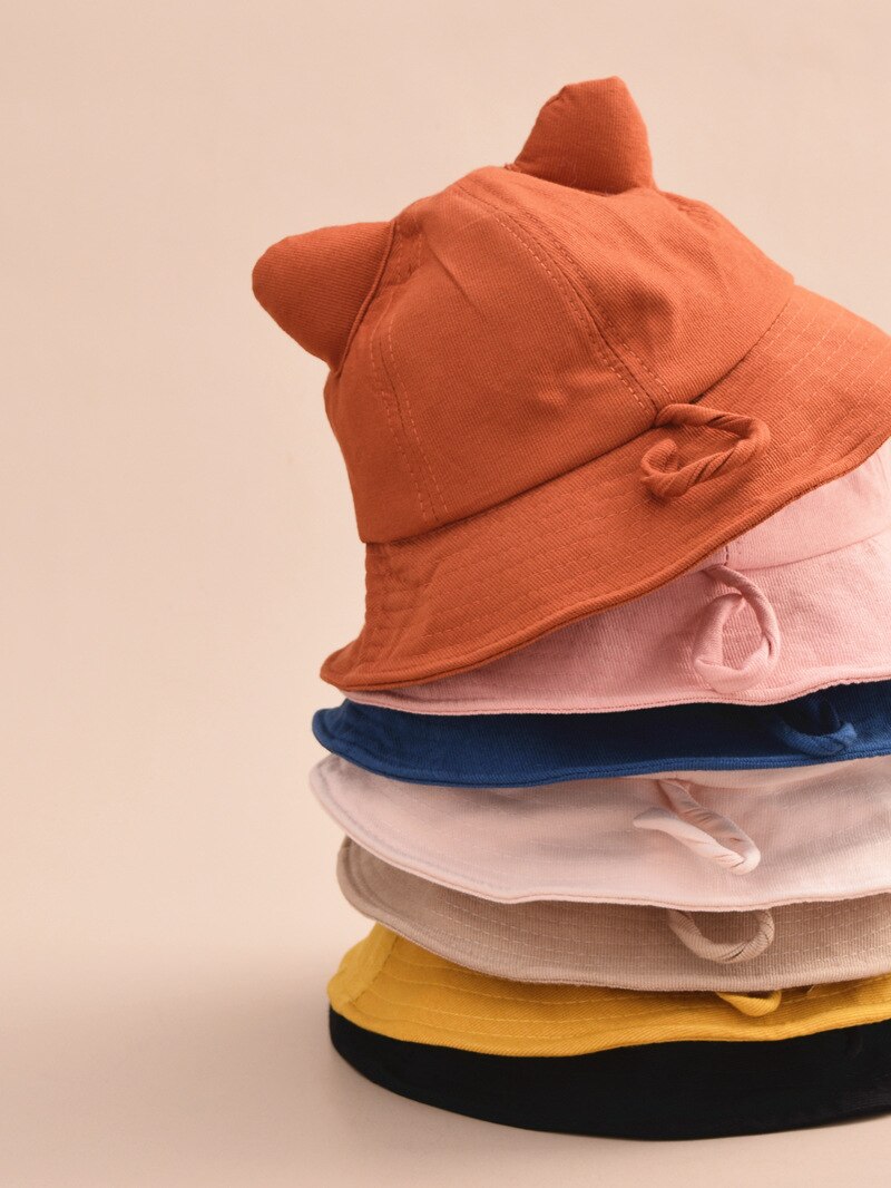 Cute Cat Women Bucket Hat Panama Lady Flat Hat Cap Top Sun Hat Summer Hip Hop Cap Bob Fisherman Chapeau Femme Travel Cap