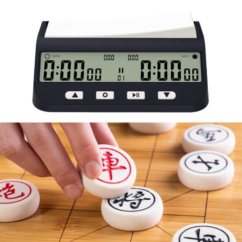 652d Schachuhr Professionelle digitale Schachschach Count Up Count Down Schachspiel Timer