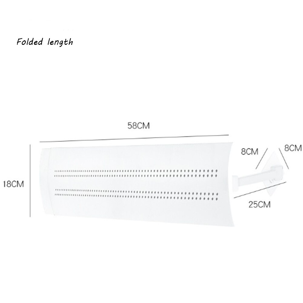 Adjustable Air Conditioner Cover Windshield Air Condition Baffle Shield Wind Guide Month Straight Anti-wind Shield