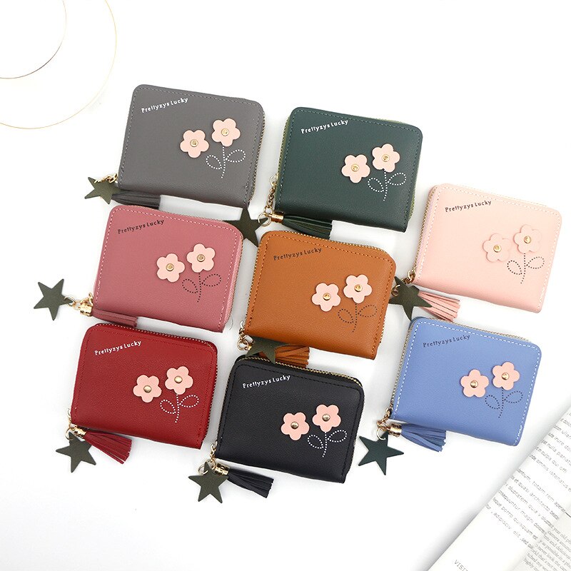 Einfarbig Kurze Kupplung Kleine Brieftaschen PU Leder Frauen Geldbörsen Damen Einfache Mini Karte Halfter Reise Brieftaschen Weibliche
