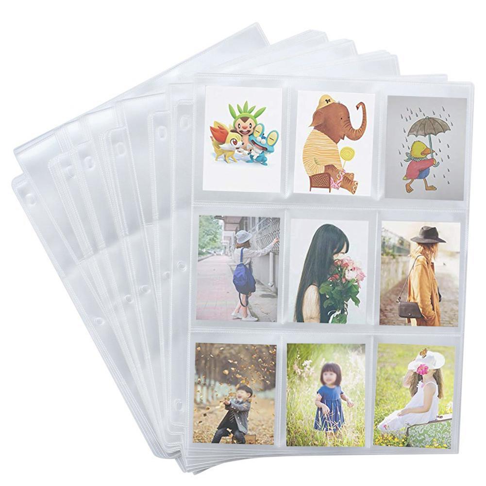 50 Game Card Sets Storage Wallet Album Page Collection Neutral Transparent Game Card Sleeves Card Album Card Cover