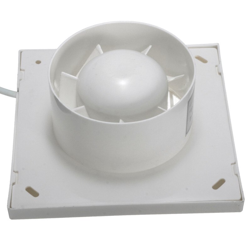 Fan Gat 100mm x 100mm 12 W Mini Muur Venster ABS Plastic Ventilator Waterdicht voor Badkamer Keuken Toiletten 220 V US Plug