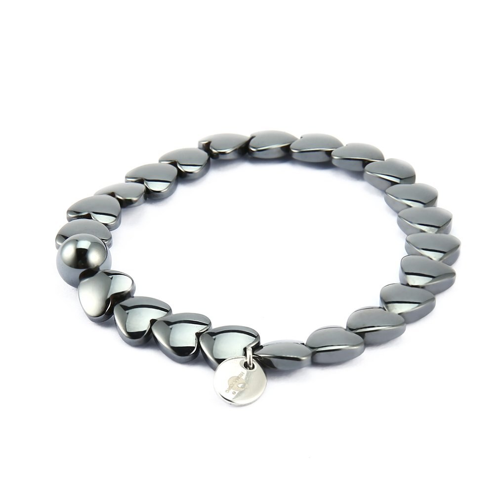 Grote zwarte galstenen armband handketting verlicht gewrichtspijn en verbruikt magnetische hulptherapie prachtige steen ambacht: Hematiet 8mm