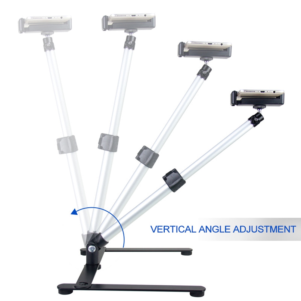 Fotografia regulowany stół uchwyty mini Monopod z klips robić telefonu komórkowego fotografia narzędzie