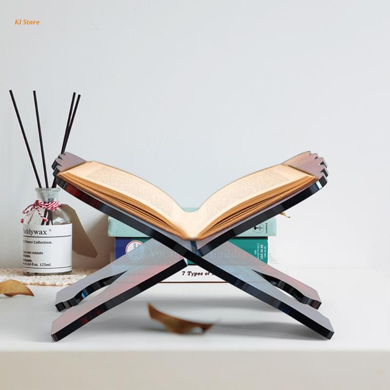 Buchständer aus silikonform, geschnitzt, eid-harz, koran-faltbuchständer, halter, muslimischer gebetbuch-organizer, bücherregal