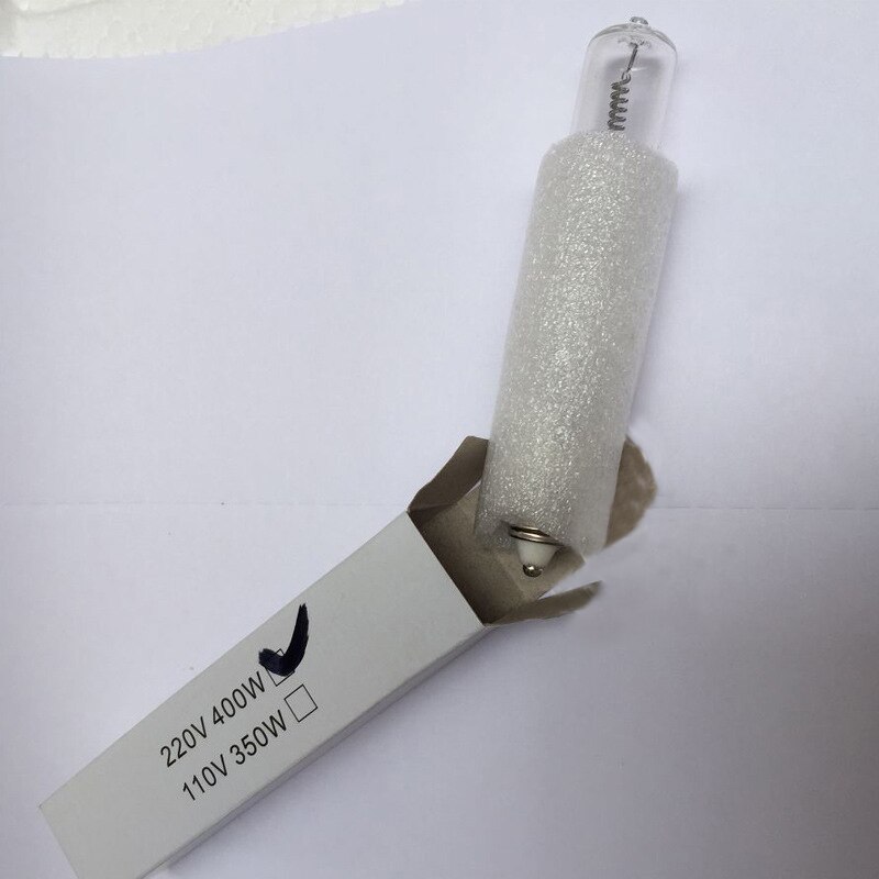 2pcs Replaceable Bulbs E11 for 400W Halogen Beam Coffee Heater Burner Only 2pcs bulbs: 220v