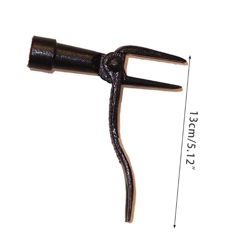 Garden Weeder Durable Root Removal Tool Chemical Free Weeding with Handle Protect the Spine Useful Garden Tools