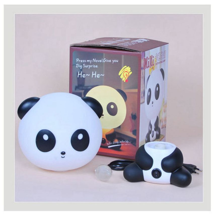 Cartoon nachtlampje Leuke panda beer tafel bureaulamp LED Kinderen Baby Slaap lamp Voor Slaapkamer bed indoor decor verlichting