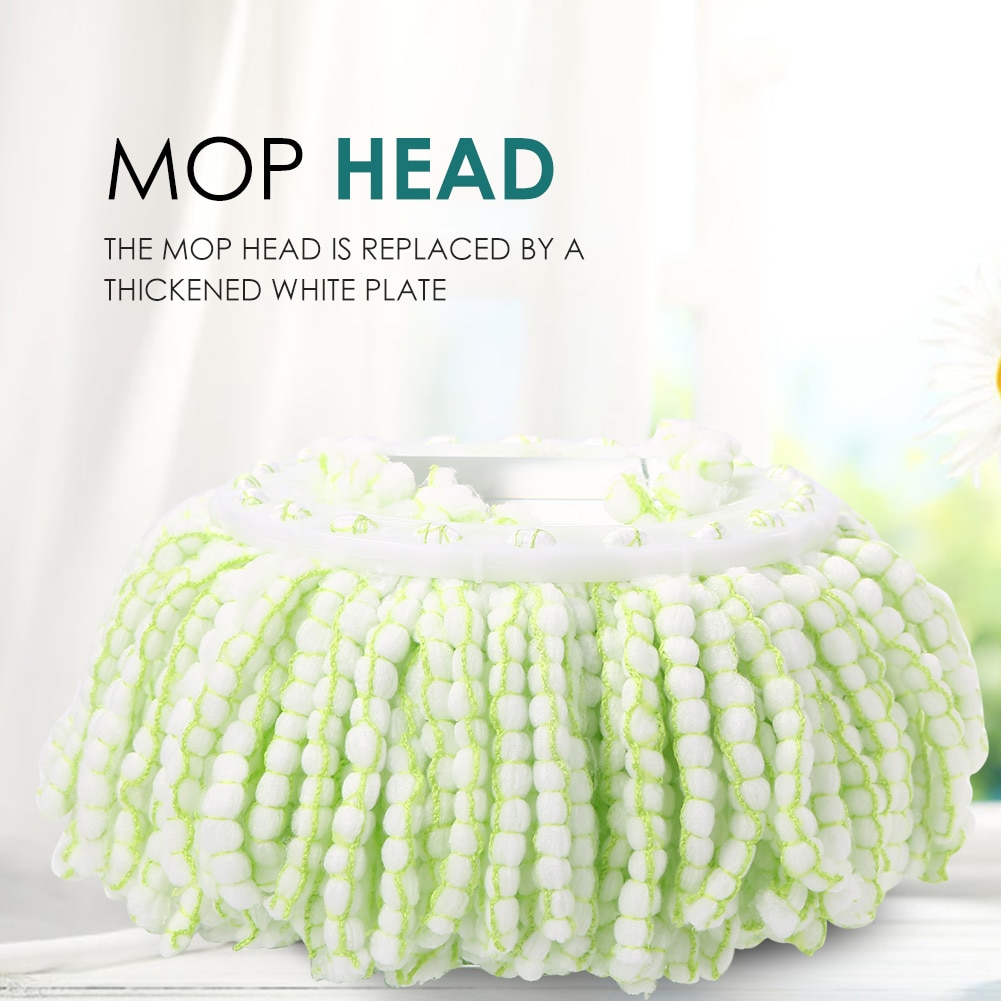 Mops Hoofd Ultra-Fijne Vezel Wasbare Doek Schoonmaken Vervanging Heads Makkelijk Schoon Dweilen Wringen Spin Mop Refill Mop Heads