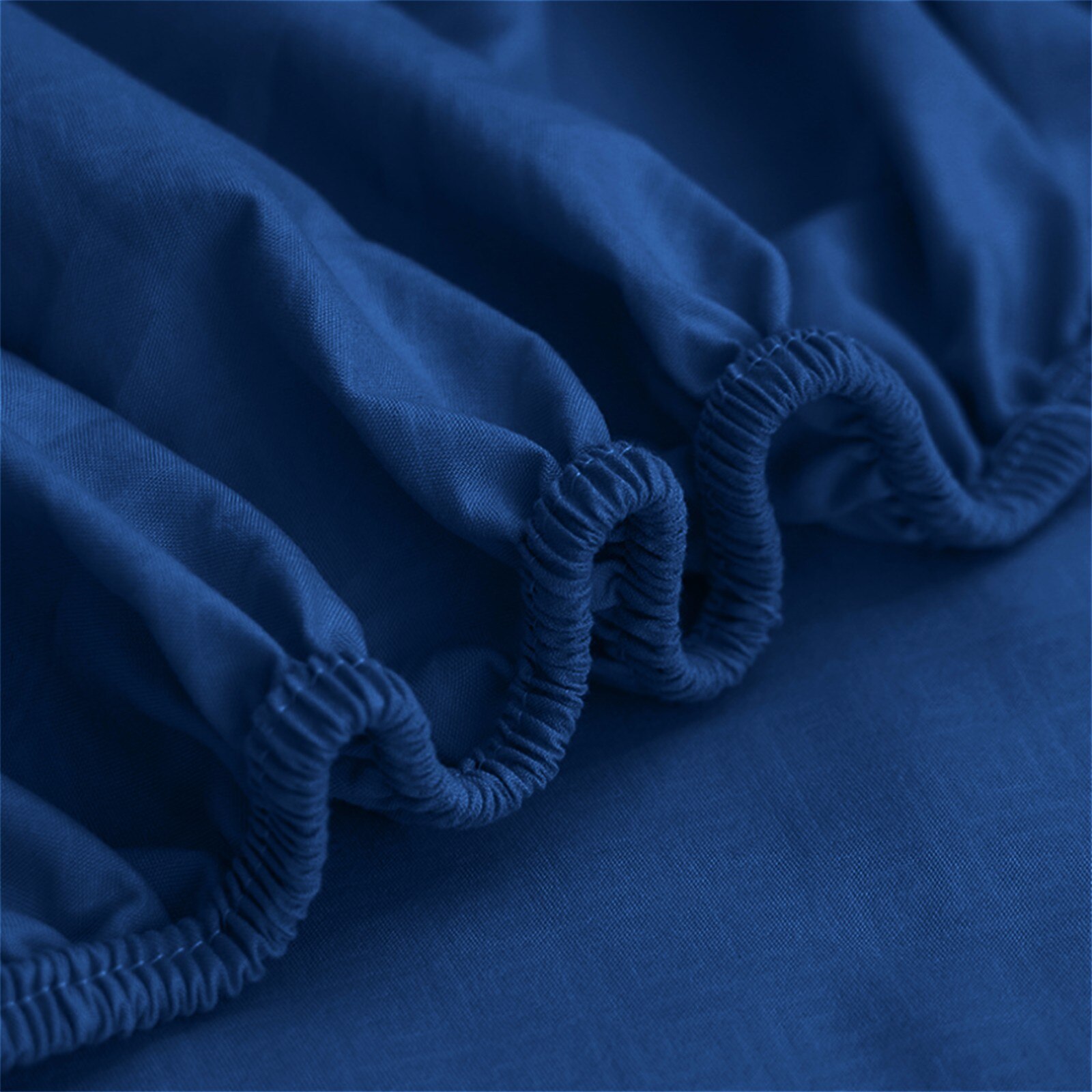 Fitted Sheet Absorbent Quick Drying Sheets Mattress Cover sheets Solid Navy Blue Elastic Band bed sheet (no pillowcases)
