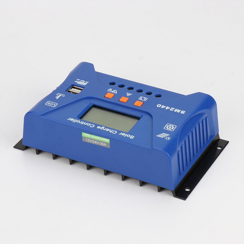 30A 20A 10A 12V 24V AUTO PWM Solar Laadregelaar PV Regulators Solar Batterij Oplader voor lithium batterij /lood-zuur batterij