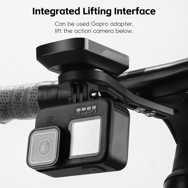 Soporte para ordenador de ciclismo WEST BIKING para Garmin/Bryton/Wahoo, velocímetro, luces y soporte para cámara, accesorios para bicicleta de montaña y carretera
