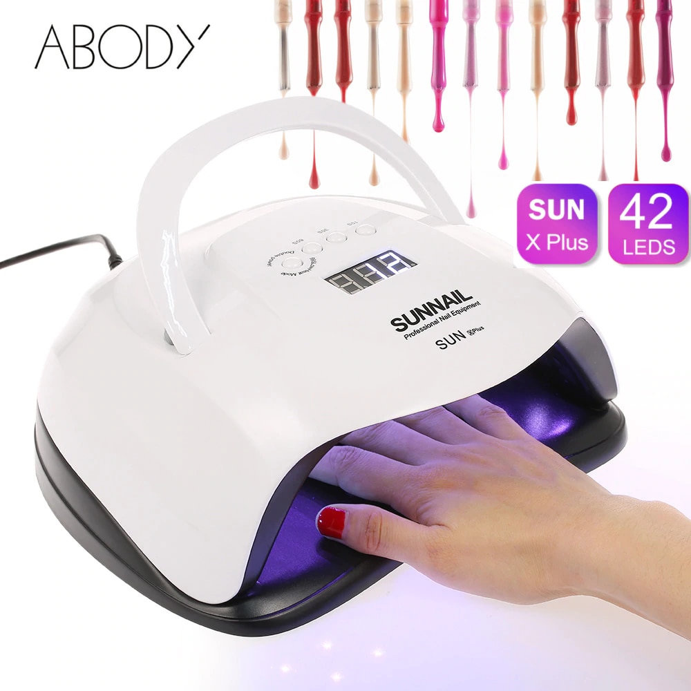 SUNNAIL 80W UV LED Nail Lamp Sunlight Nail Gel Dryer Machine Fingernails Toenails Curing Equipment Nail Art Tool