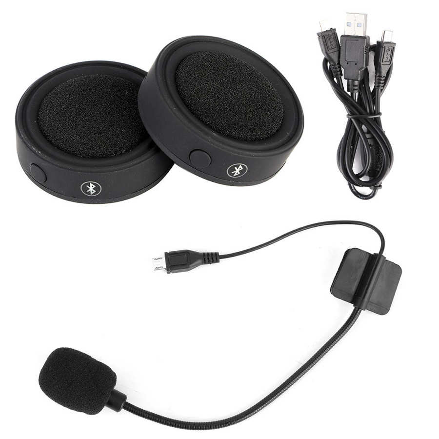 BT17 Waterdichte Bluetooth Helm Hoofdtelefoon Stereo Muziek Motorrijden Handsfree Headset