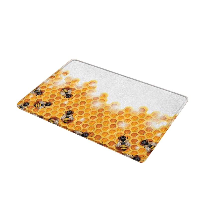 Bee Festival Huis Deur Mat Badkamer Badkamer Antislipmat Slaapkamer Woonkamer Tapijt Vloermat Badkamer Mat badmat: 22