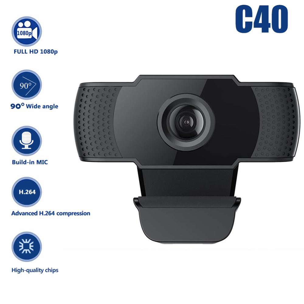 Full Hd Webcam 1080P Hd Auto Focus Camera Webcam Met Microfoon Voor Pc Computer Laptop Tab Conferentie webcast: B 1080P