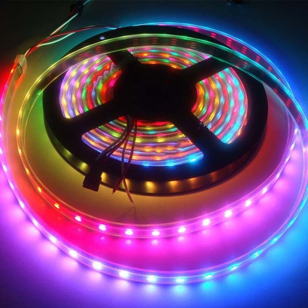 Led Strip Light 5m 5050 Smd Rgb Flexible Strip Led Light Muti Color 12v 300 Led Lamp Tv Desktop Screen Backlight Diode Tape: A
