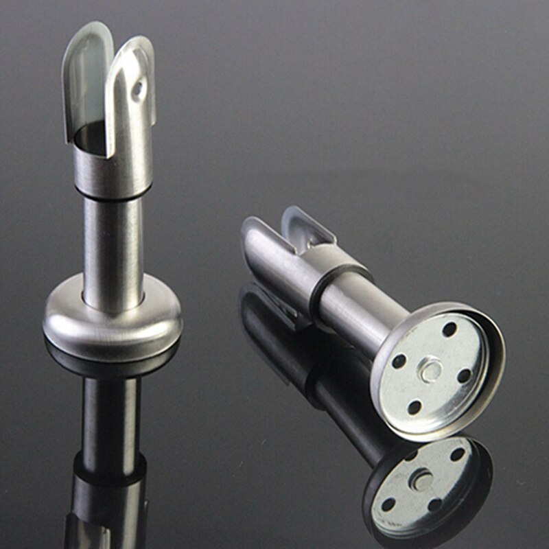 Public Restroom Partition Fittings Toilet Partition Hardware Stainless Steel Support Feet Furniture Leg