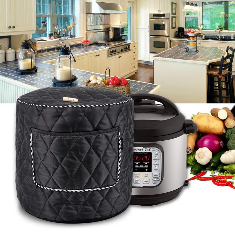 6/8QT Stofkap Instant Pot Elektrische Snelkookpan Grote Capaciteit Accessoires Waterdichte Rood Zwart Praktische Dirt-slip