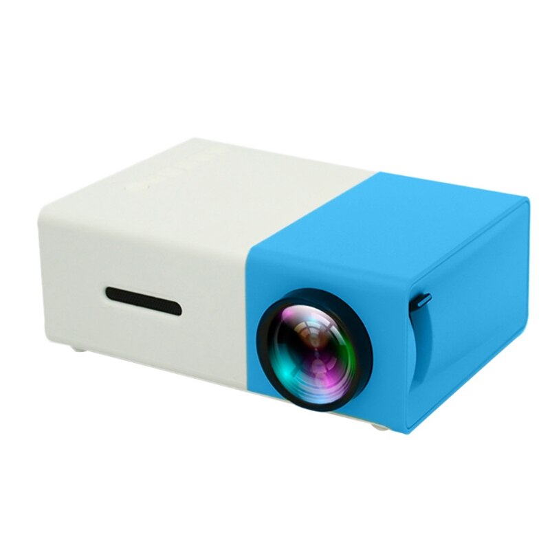 Mini Portable Projector FHD 1080P Smart Correction with Built-in Speakers for Home Audiovisual: Color6
