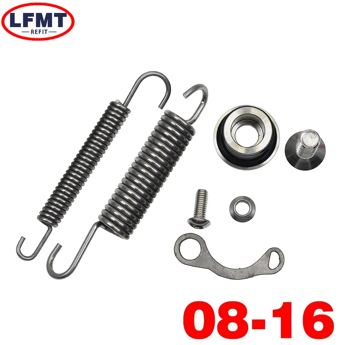 Para husqvarna fe te fx tx ktm sx sxf exc excf xcf xcw xcfw 2008-2023 motocross bicicleta da sujeira kickstand suporte lateral molas kit