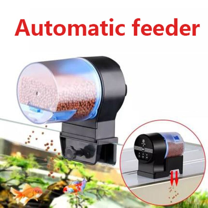 View of sunsun Automatic Feeder Aquarium Goldfish Smart Ti... – Grandado