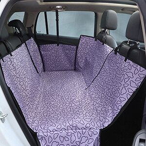 Pet Carriers Hond Auto Pet Seat Cover Hond Autostoel Hond Kofferbak Mat Cover Protector Carrying Voor Katten Honden Mat Hangmat kussen: type1 purple cloud