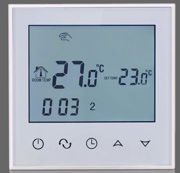 TDS23-EP or TDS21-EP Touch Screen Underfloor Heating Thermostat Room Thermostat Temperature Control for Electric Warm Floor: TDS21