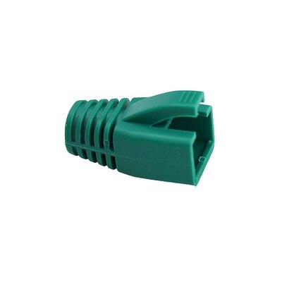 RJ45 Cat7 Caps Cat6a Network Ethernet Cable Connector Cat 7 Plug Protective Multicolour Boots Sheath Color Bush OD 8.5mm: green / 0.6m