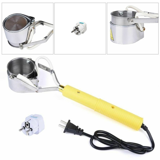 Olla de soldadura portátil para derretir Estaño, herramienta de baño de desoldadura con Control de temperatura ajustable, 300W/500W,: 300W