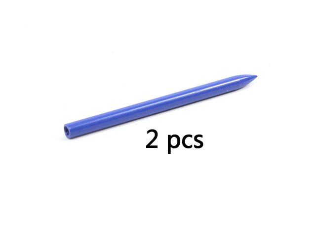 78*5mm paracord nål i stål med skruegevind akseltip stiching nål fid til strikning af pracord armbånds tilbehør: Blå