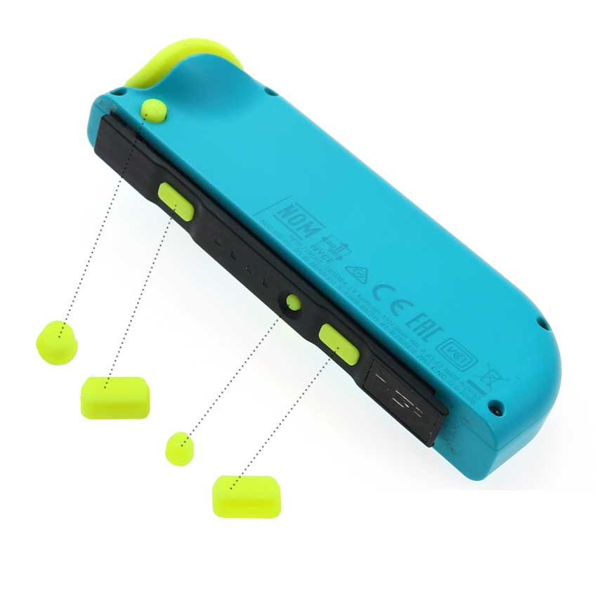 YuXi Für NS Freude-Con SL SR L R ZL ZR Auslöser Voll Set Tasten ABXY Richtung Tasten Taste ersatz Für Nintend Schalter Joycon