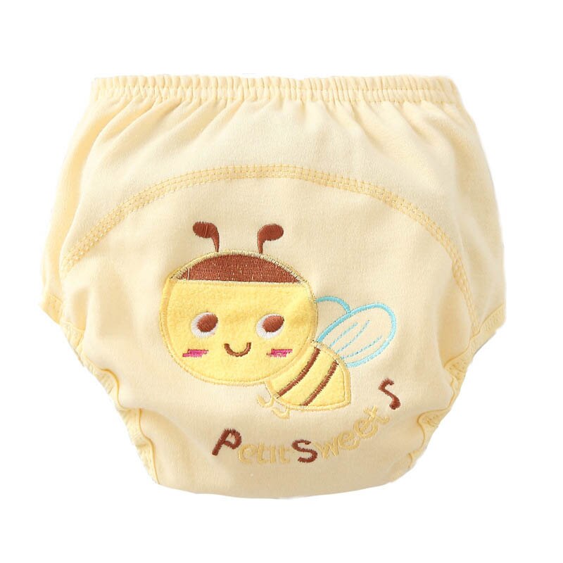 5pcs/lot Baby Potty Toilet Training Pants Waterproof Nappies Cotton Cartoon Boy Girl Underwear for Toddler Reusable Cloth Diaper